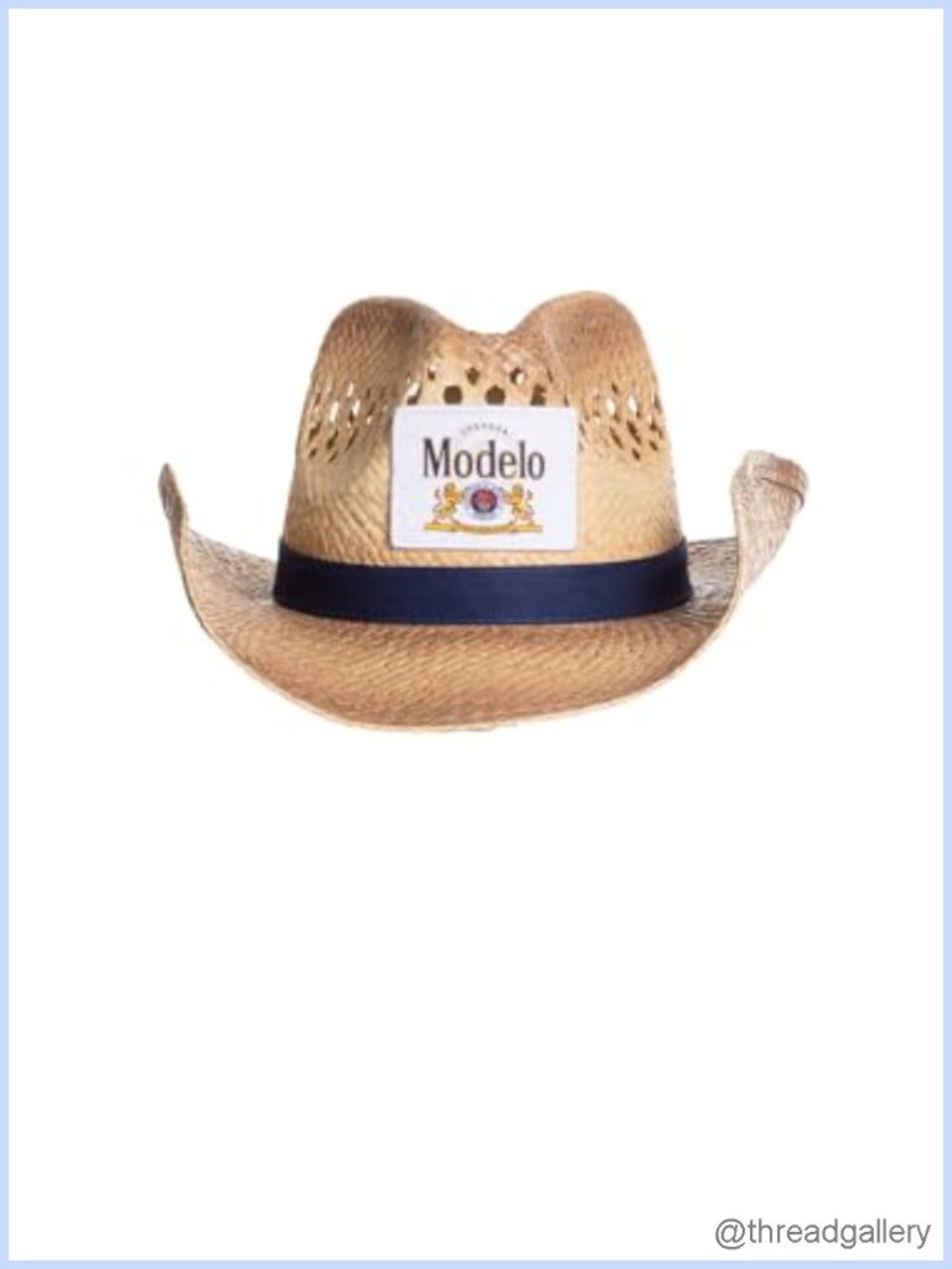 Modelo Especial Logo Straw Cowboy Hat Western Style